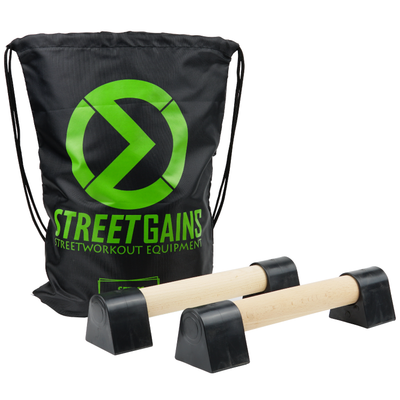 Mini Houten Parallettes - Inclusief Draagtas | StreetGains®