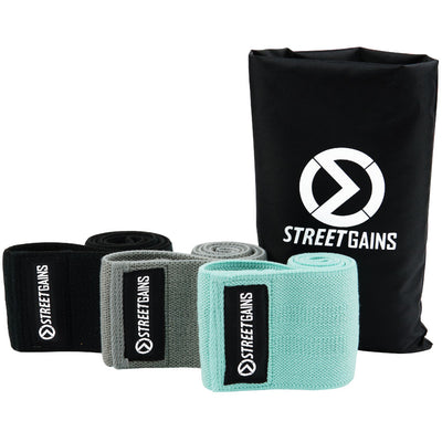Stoffen Booty Bands Pack - Weerstandsbanden - Inclusief Opbergtas | StreetGains®