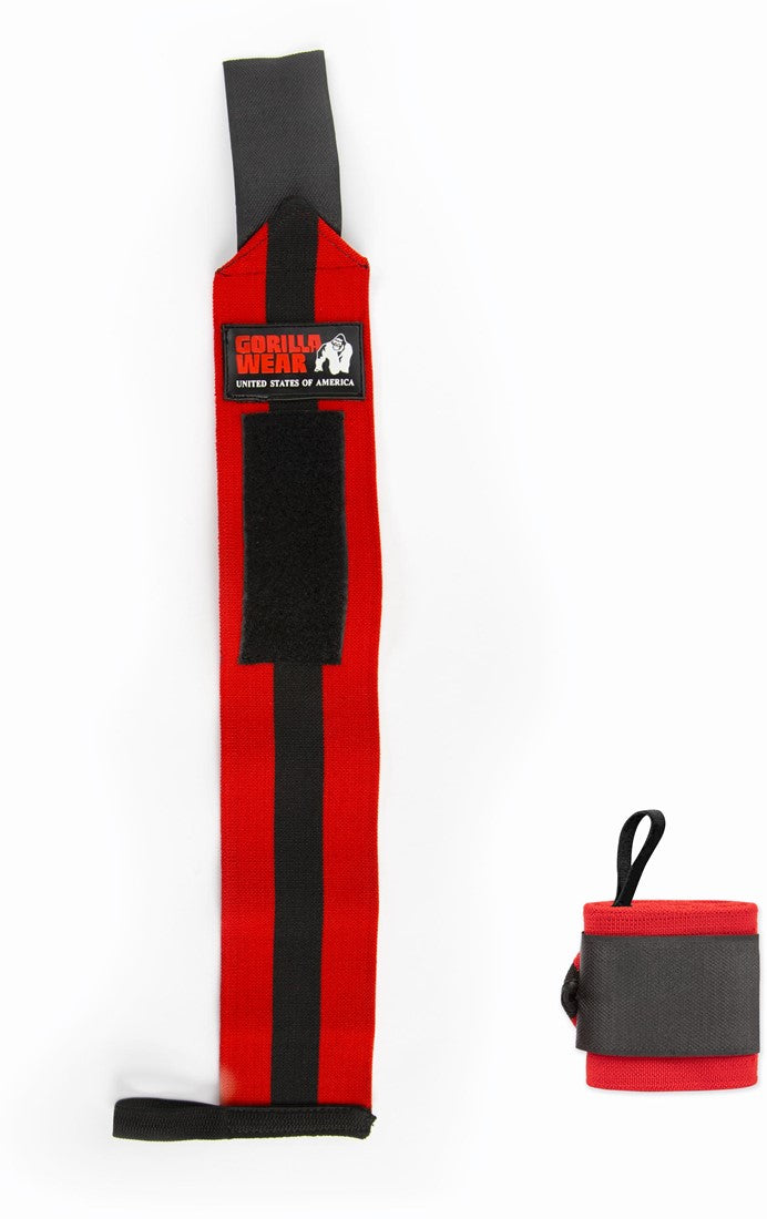 Protège-poignets ULTRA Noir/Rouge | Gorilla Wear®