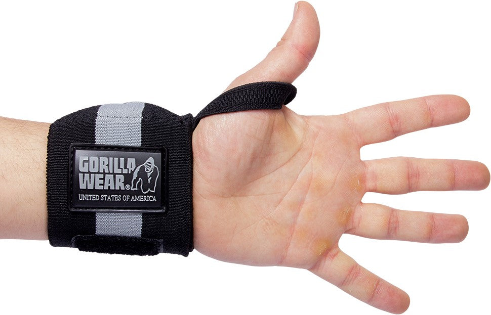 Wrist Wraps ULTRA Black/Gray | Gorilla Wear®