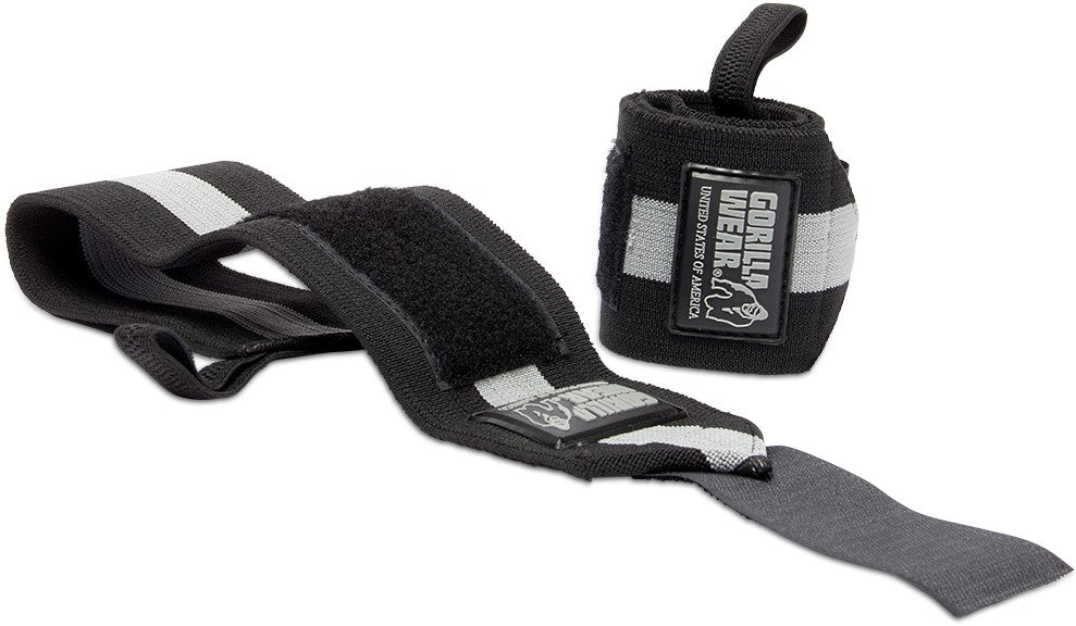 Wrist Wraps ULTRA Black/Gray | Gorilla Wear®