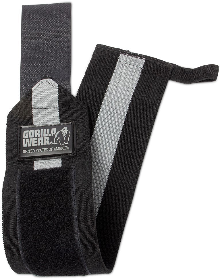 Wrist Wraps ULTRA Black/Gray | Gorilla Wear®
