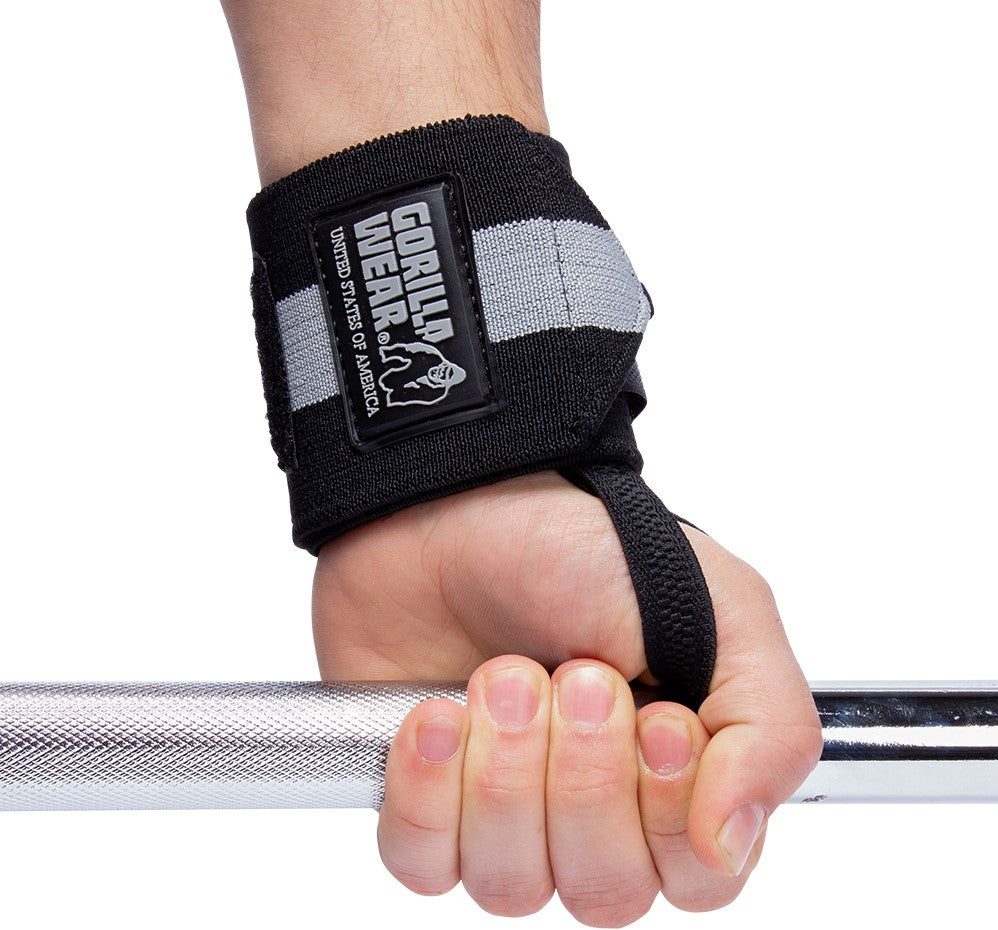 Wrist Wraps ULTRA Black/Gray | Gorilla Wear®