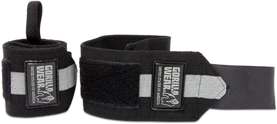 Wrist Wraps ULTRA Black/Gray | Gorilla Wear®
