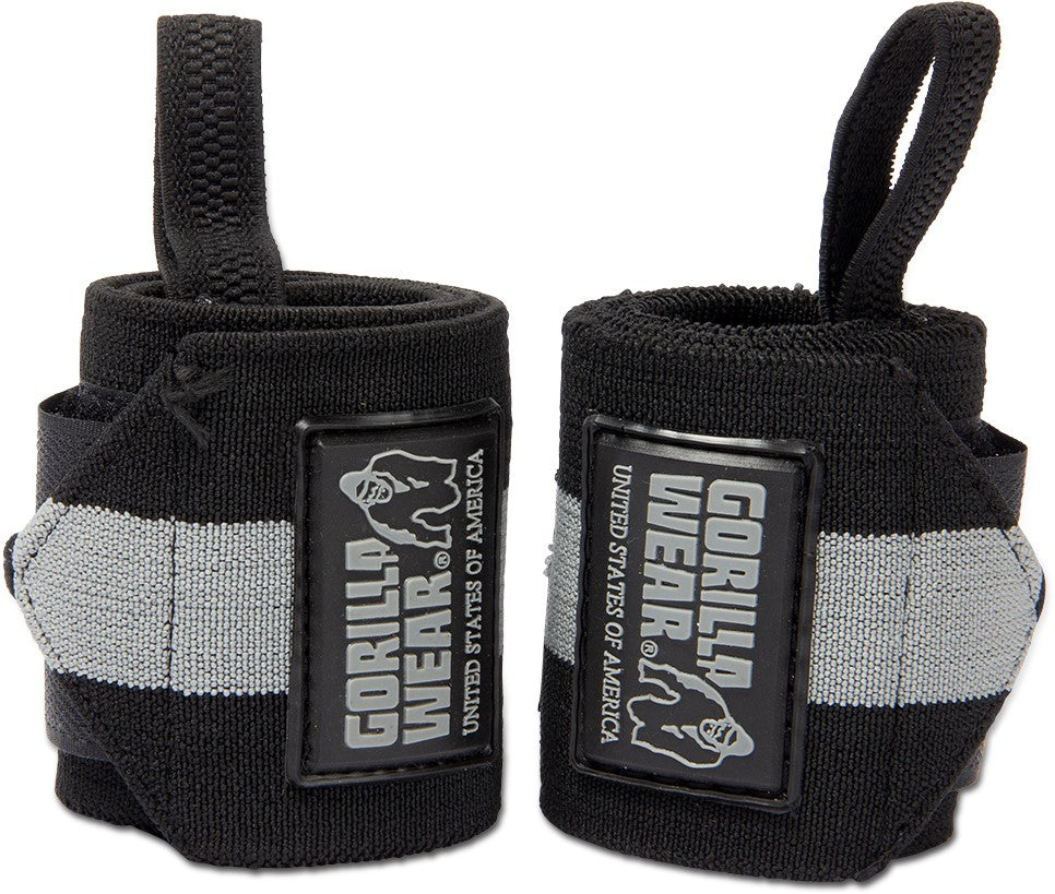 Wrist Wraps ULTRA Black/Gray | Gorilla Wear®