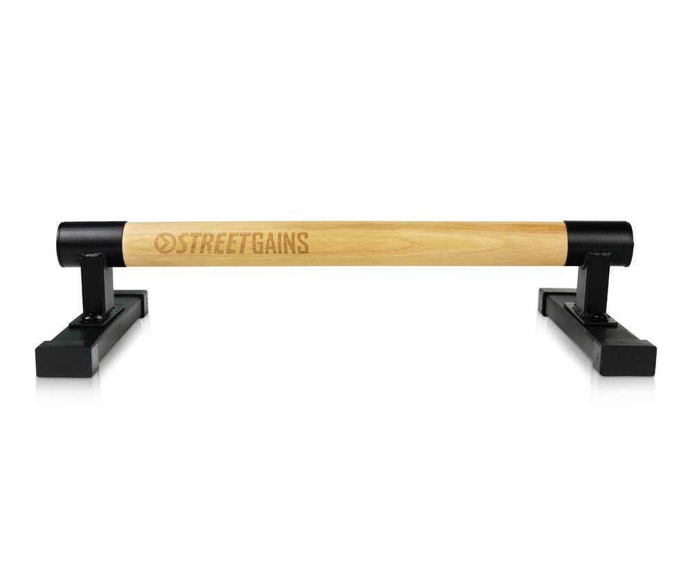 Wooden Parallettes - Low | StreetGains®