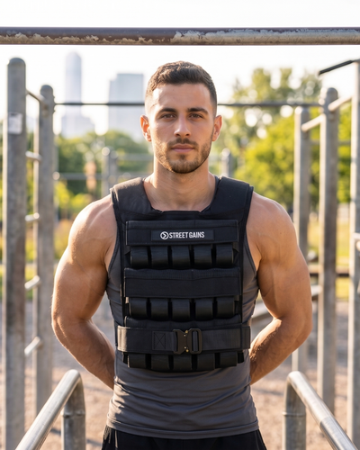 Gewichtsvest 30KG Zwart – Inclusief Gewichten | StreetGains®