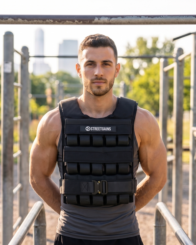Gewichtsvest 30KG Zwart – Inclusief Gewichten | StreetGains®