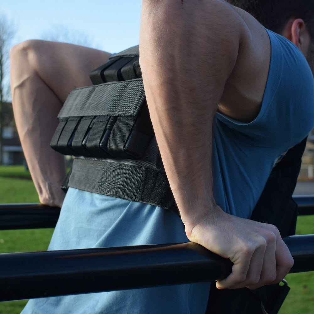 Weighted Vest 20KG Black/Gray | Muscle Power®