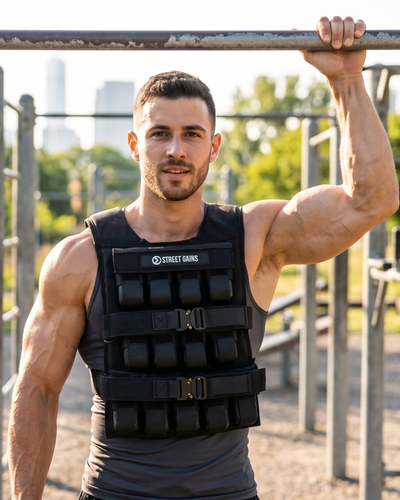Gewichtsvest 40KG Zwart – Inclusief Gewichten | StreetGains®