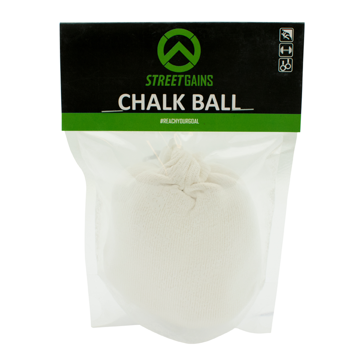 StreetGains® Chalk Ball 56GR – Premium Magnesium voor Boulderen, Calisthenics & Gewichtheffen