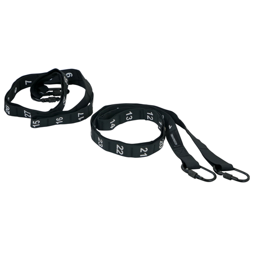 Sangles de compétition pour anneaux de gymnastique 2,5 m | Lifemaxx®
