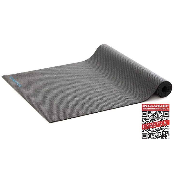 Active Fitnessmat Zwart 4MM | Gymstick®