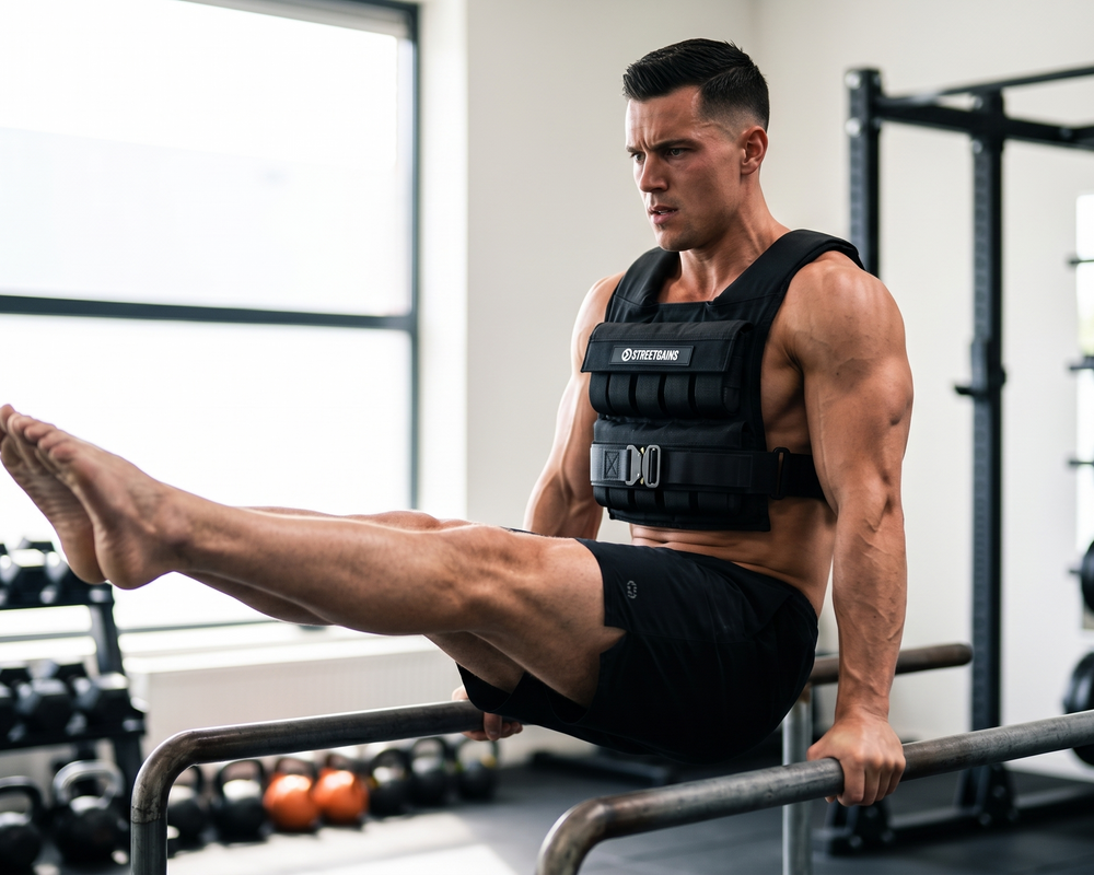 Gewichtsvest 20KG Zwart – Inclusief Gewichten | StreetGains®