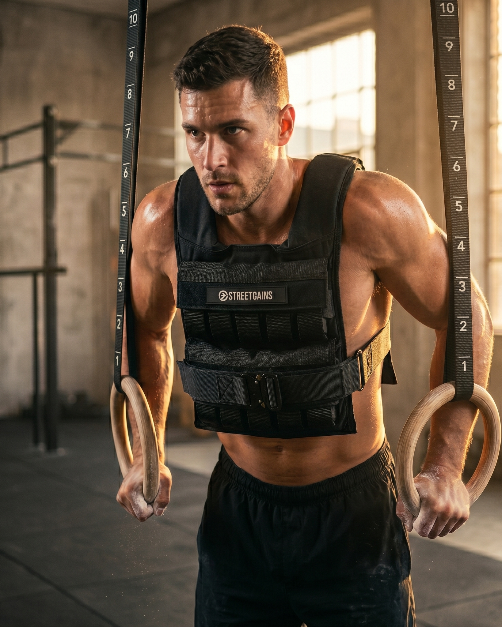 Gewichtsvest 20KG Zwart – Inclusief Gewichten | StreetGains®
