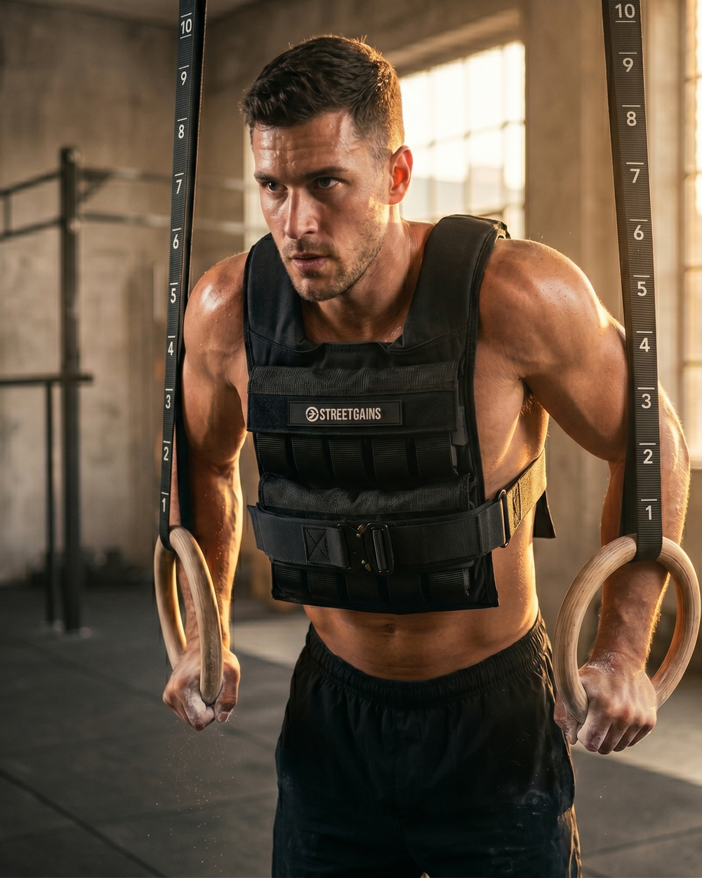 Gewichtsvest 20KG Zwart – Inclusief Gewichten | StreetGains®