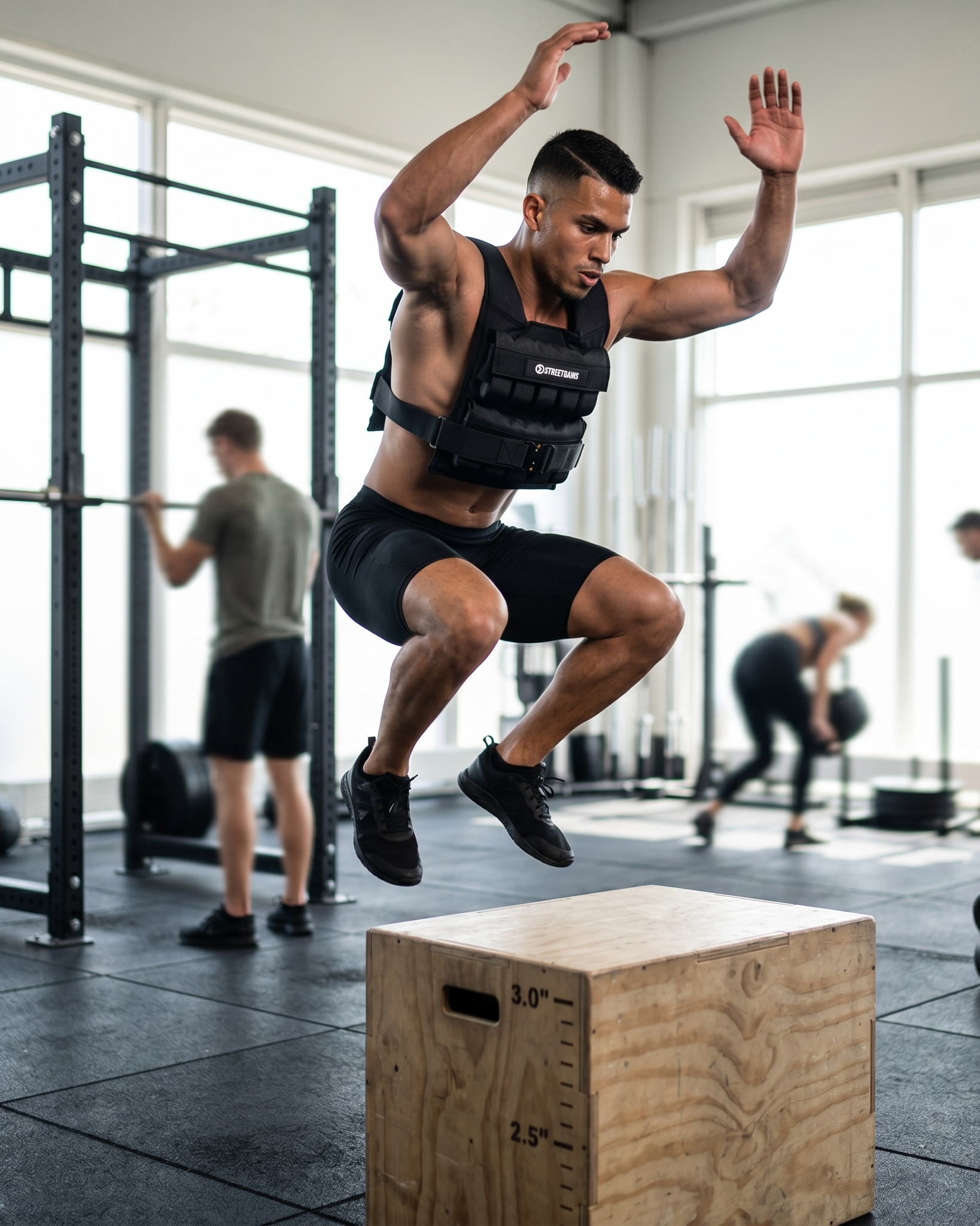 Gewichtsvest 20KG Zwart – Inclusief Gewichten | StreetGains®