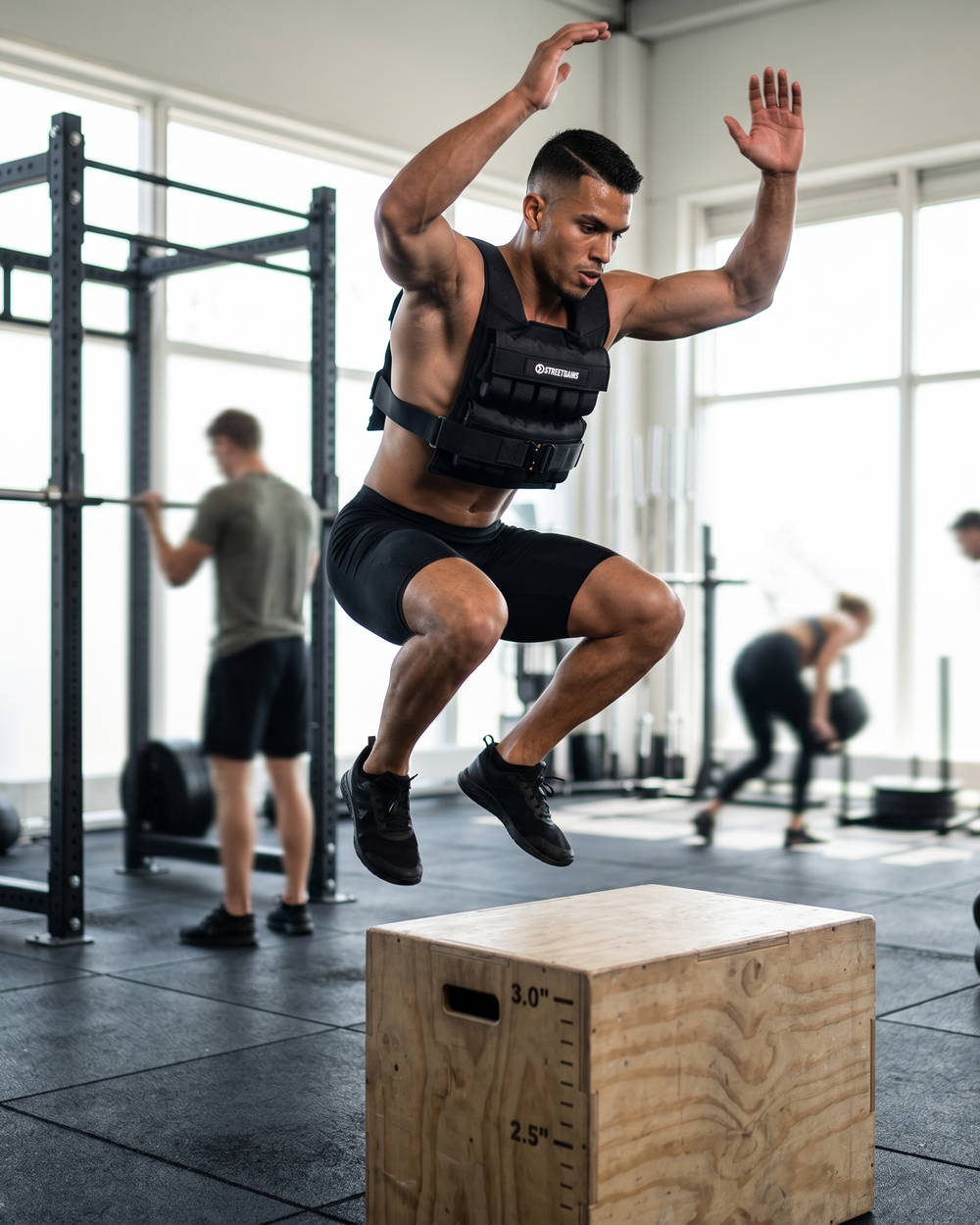 Gewichtsvest 20KG Zwart – Inclusief Gewichten | StreetGains®