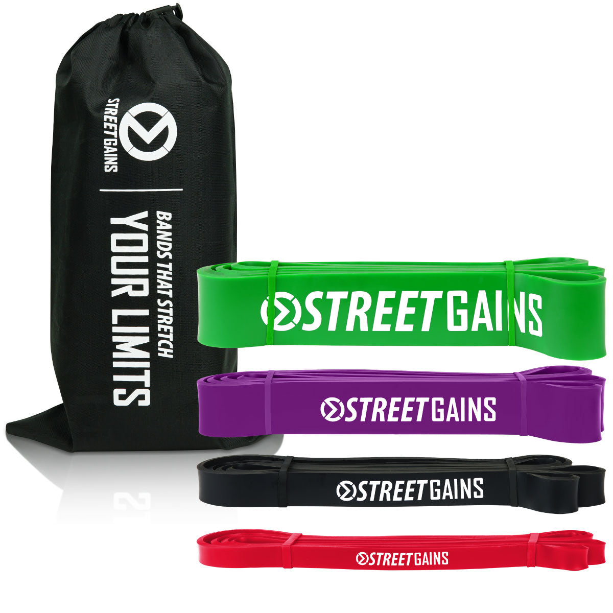 Pack Muscle Up - Bandes de résistance - Sac de transport inclus | StreetGains®