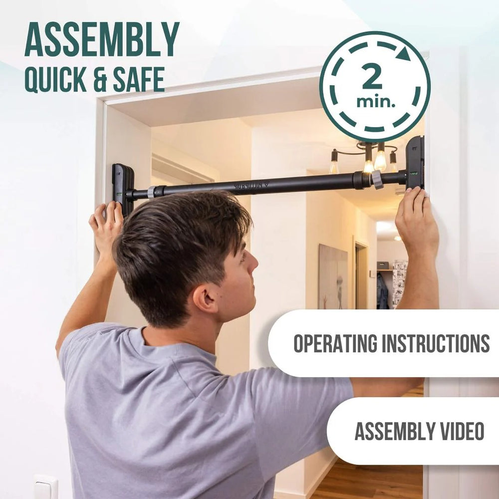 Uitschuifbare Deurkozijn Optrekstang | Pullup & Dip®